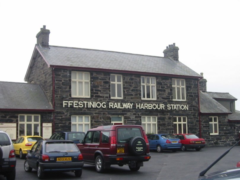 Ffestiniog station at Porthmadog Narrow Gauge railway Photo Gallery