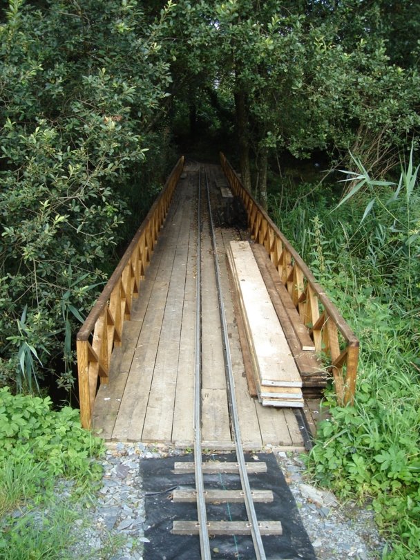 Miniature railway bridge