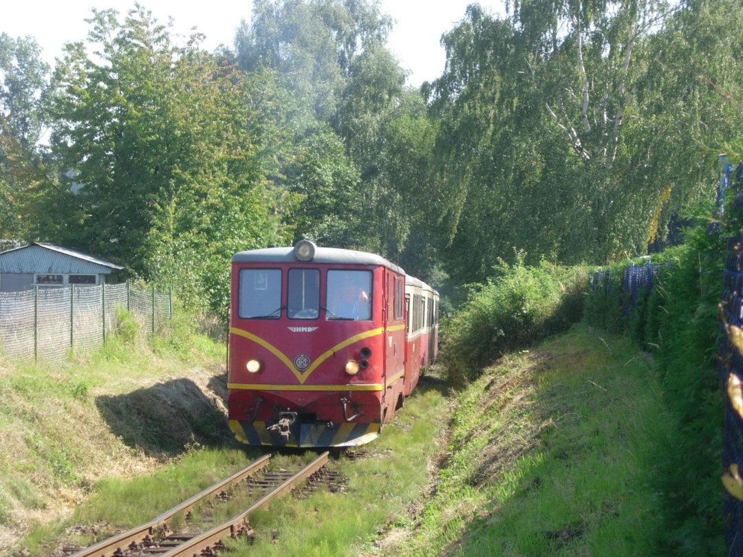 Obratan bound train arrives Kamenice nad Lipou