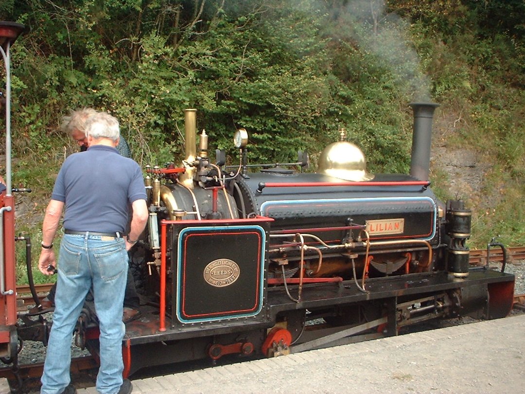 Lilian at Newmills Station