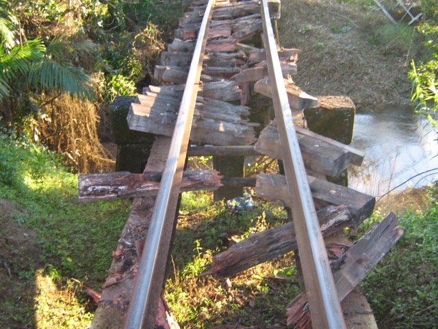 Derailment before Bridge.