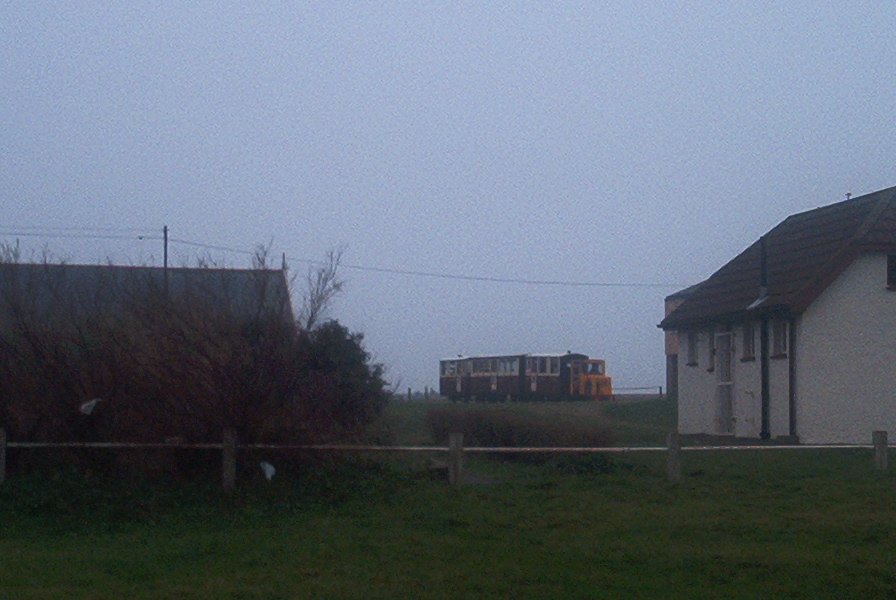 Edwin passing the Lifeboat Sration on the return journey