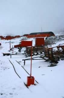 Narrow gauge railway on Antactic Mainland