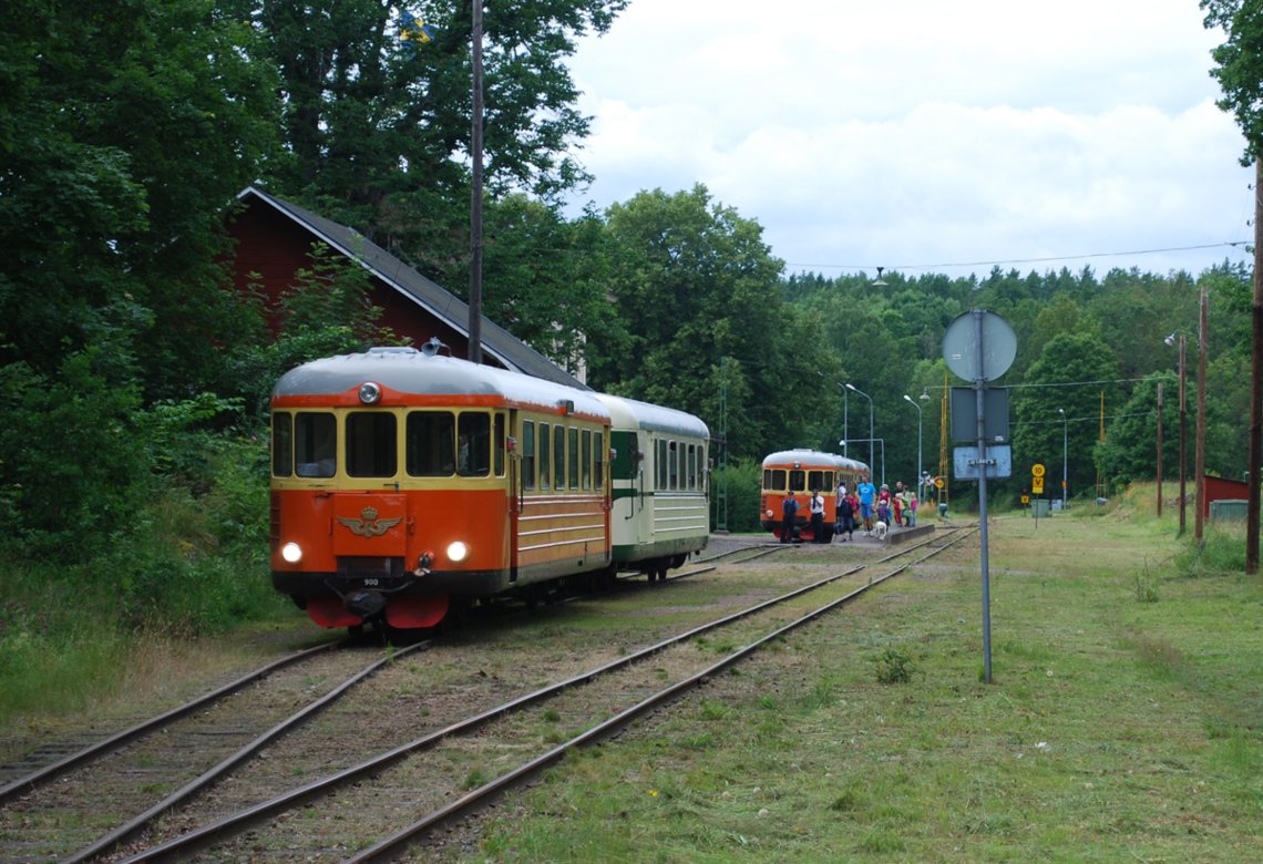 Trains at Ankarsrum