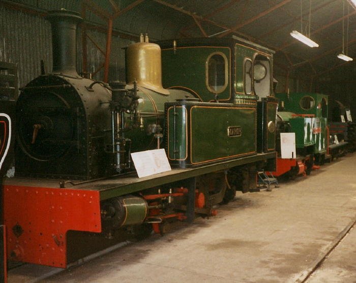 Inside the shed at Gelert's Farm