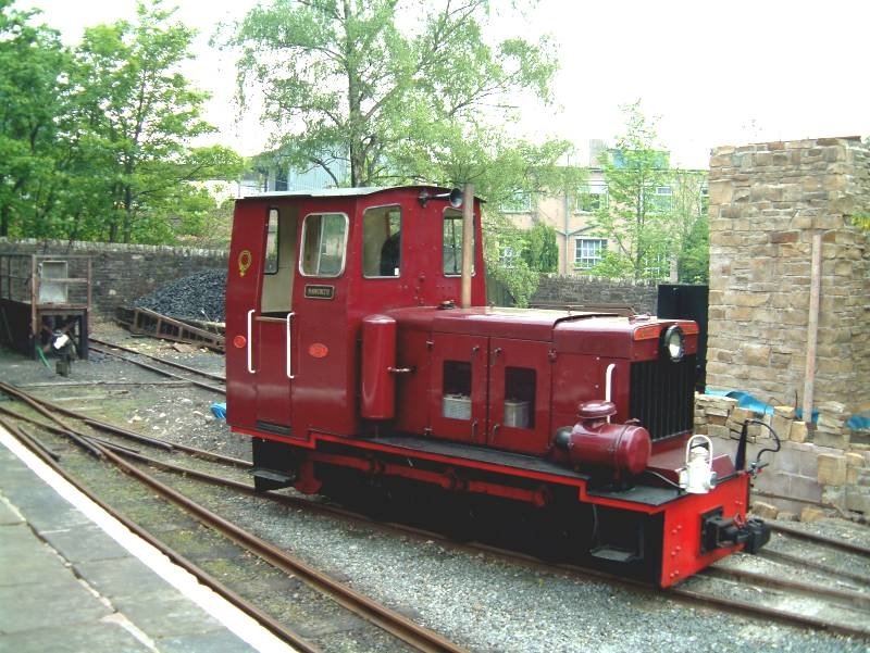 Running around at Alston Station