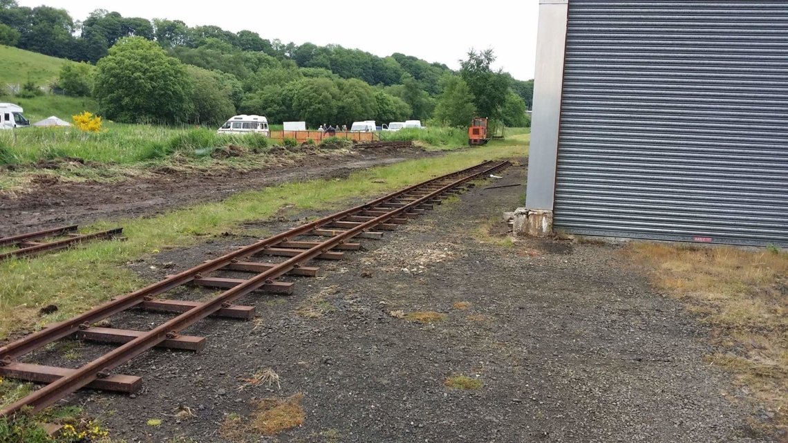 Track laying starts