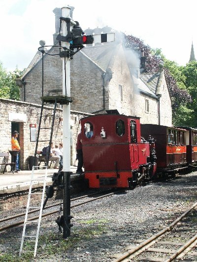 Alston station departure