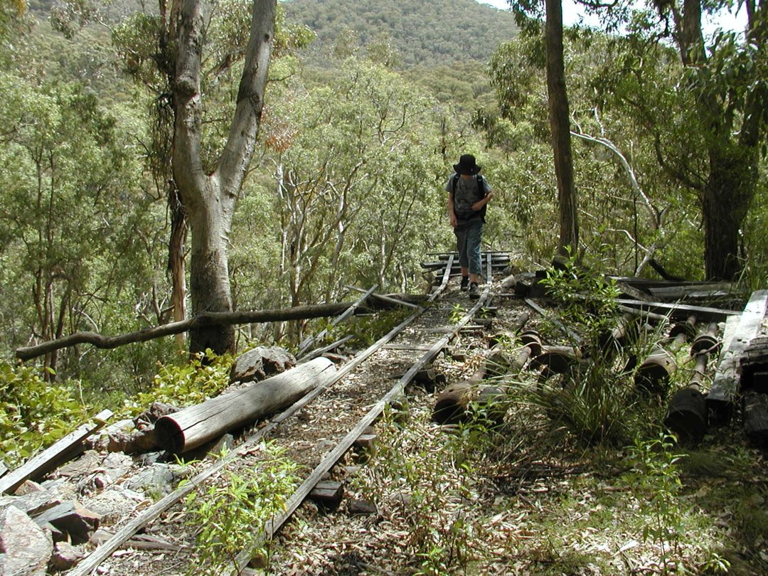 Looking towards the dump