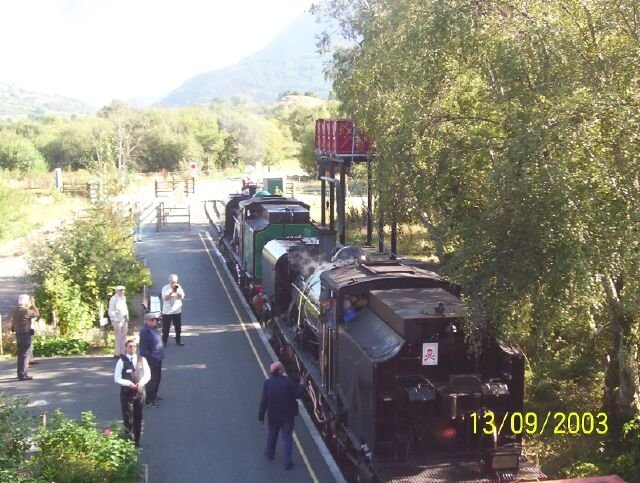 Garratts 138 & 143 at Waunfawr