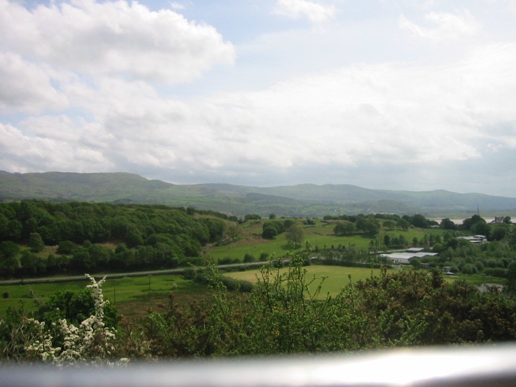 Fine view of the valley from the train.