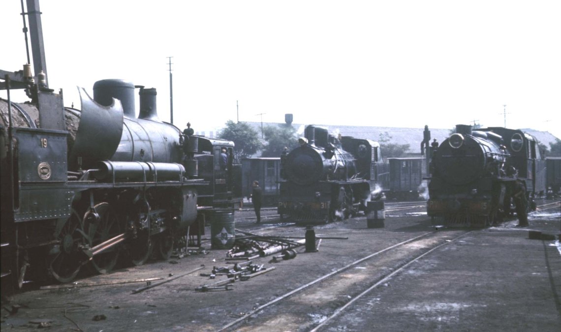 Ponferrada loco yard