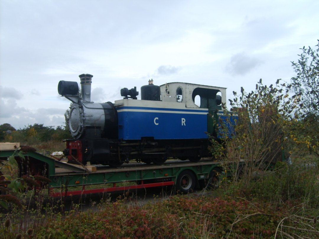 MLR 740 being delivered to Railworld 2008