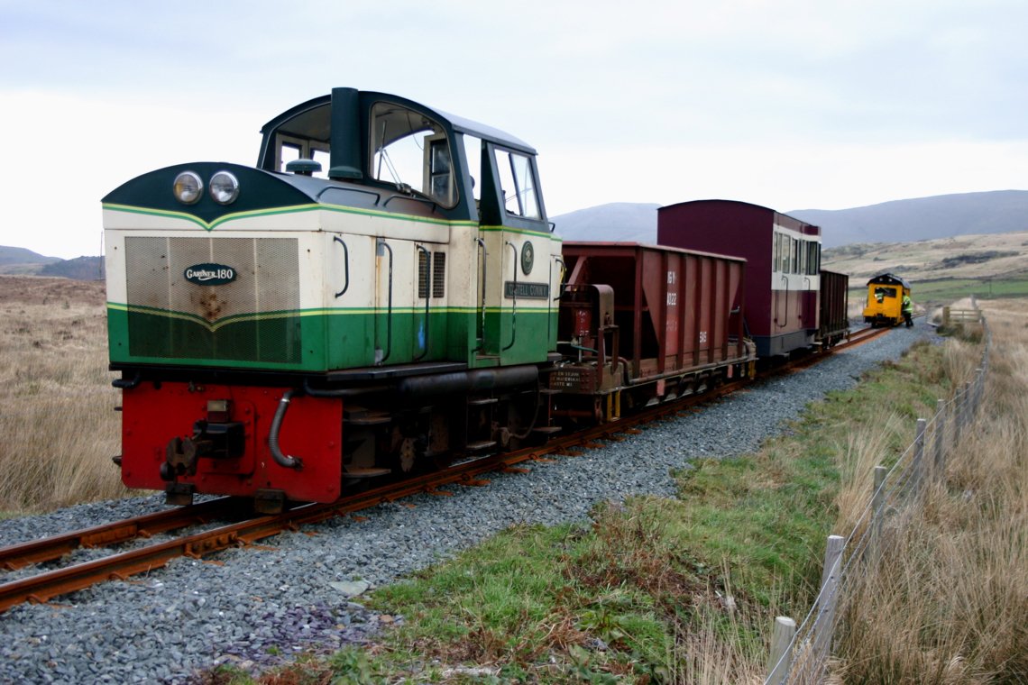 Works train heading home