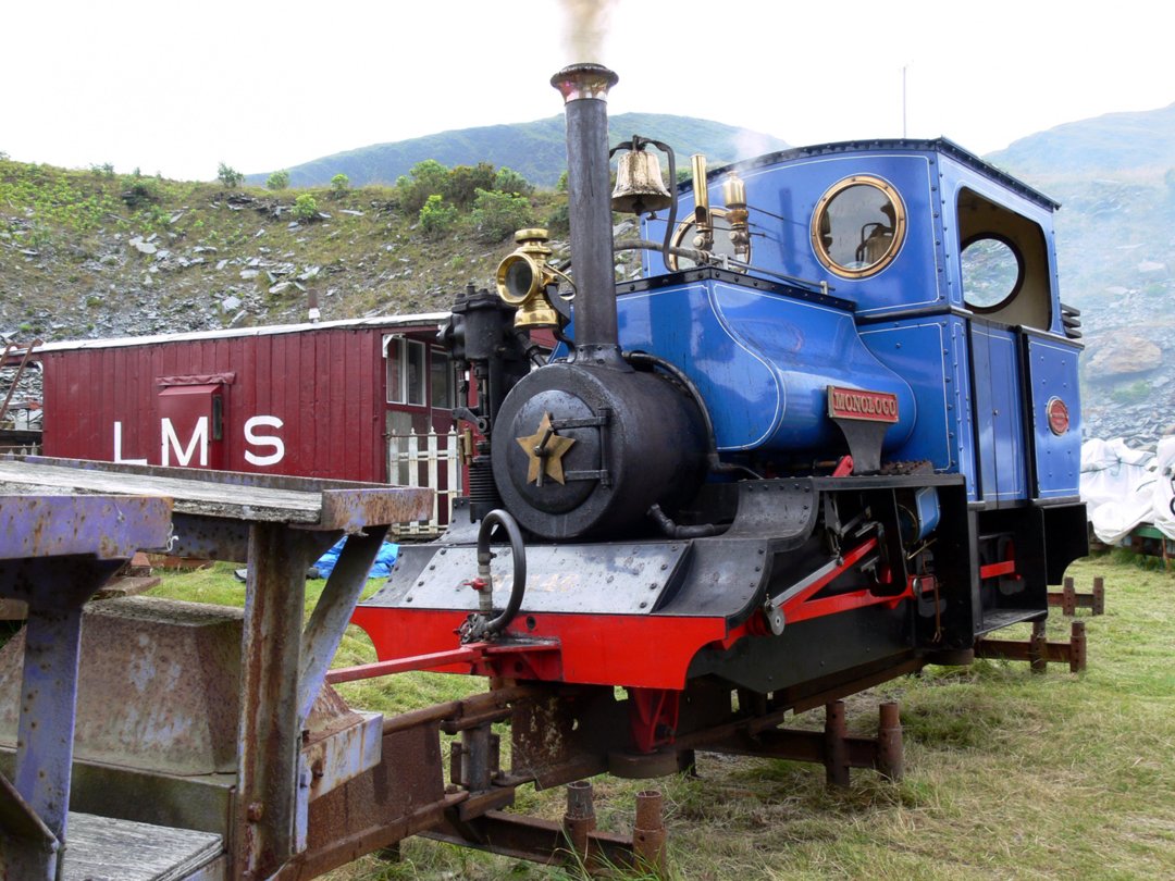 Monorail in Blaenau