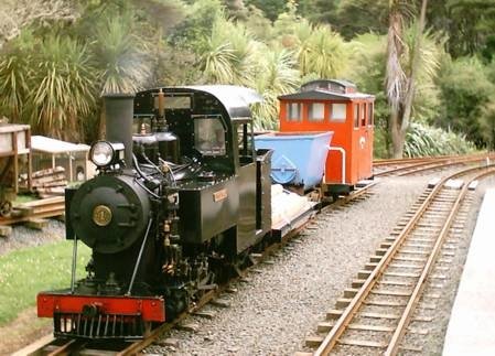 Freight Train in Station Loop