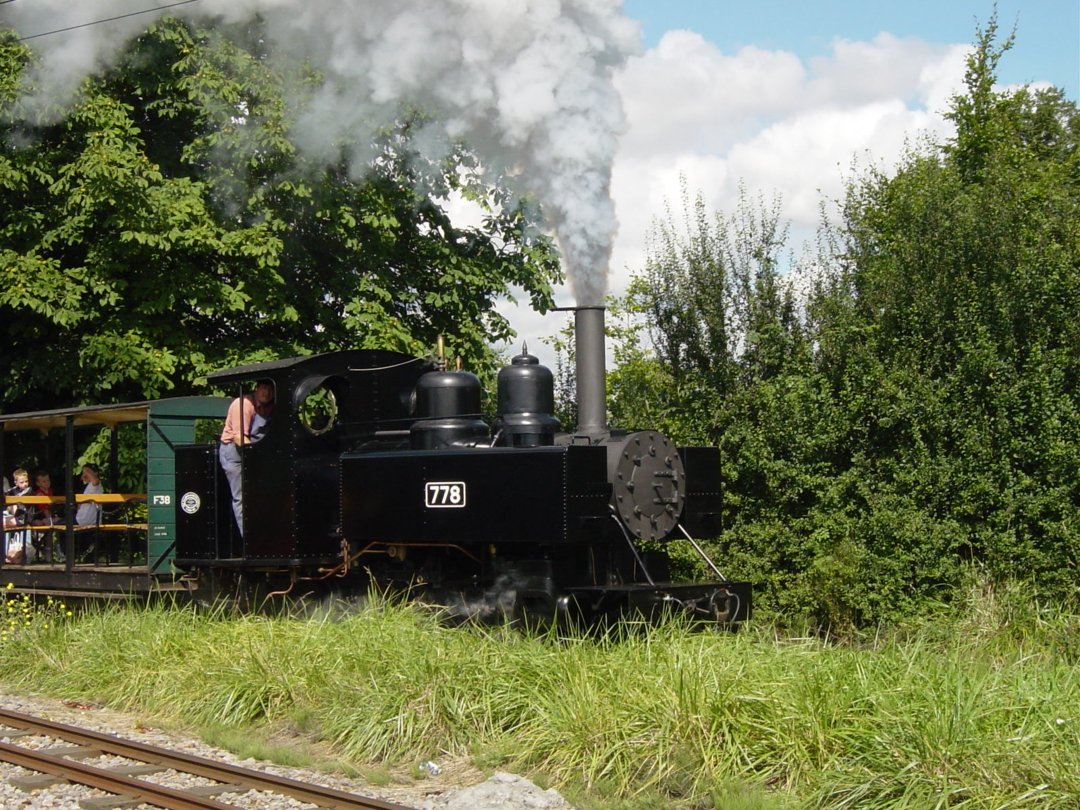 Baldwin climbing out of the park on first ever service train