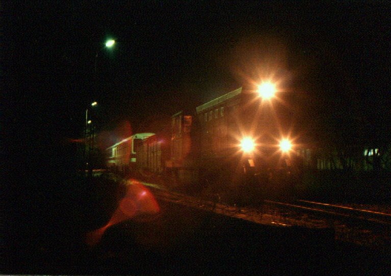 Evening train to Rogów