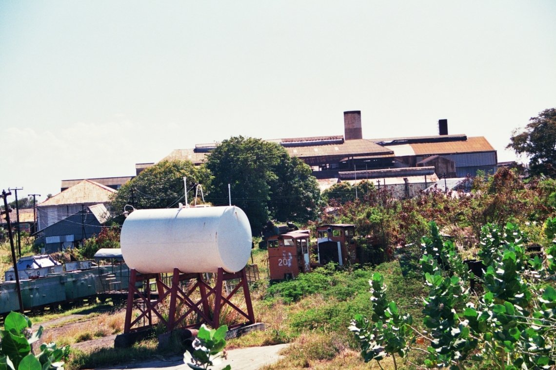 Basseterre Sugar Factory from Control Centre Steps