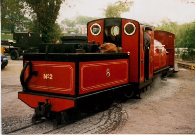 Prince entering Minffordd yard