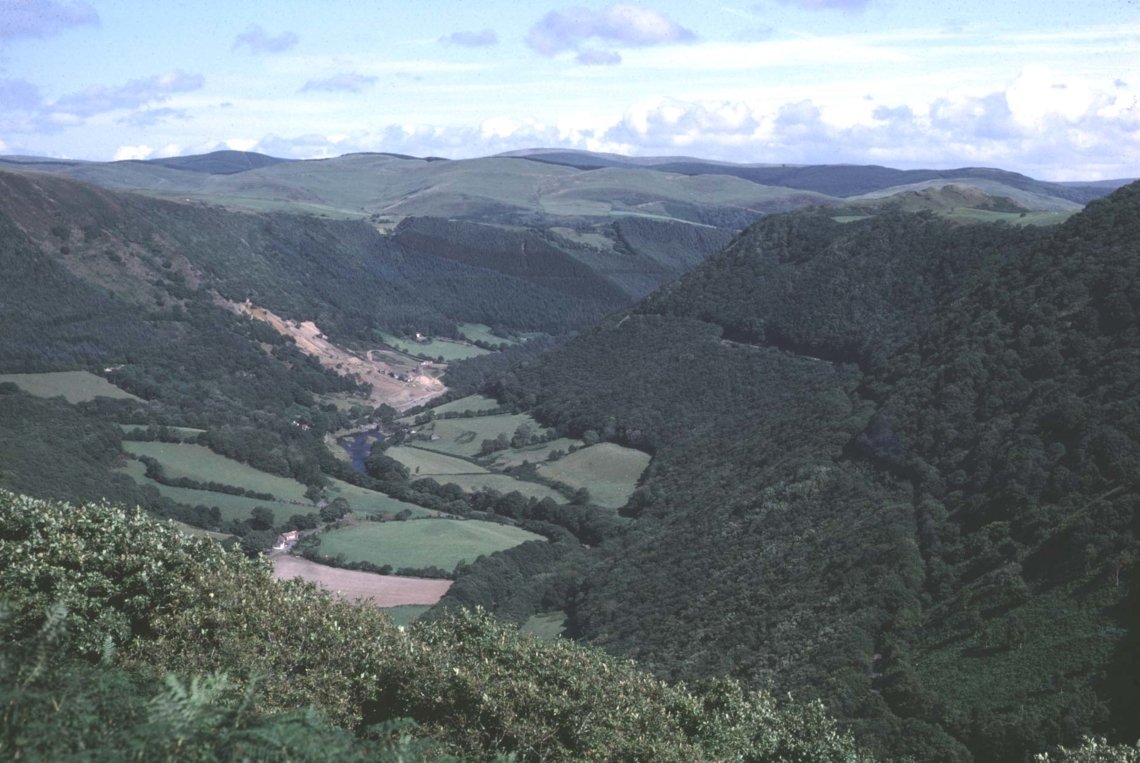 A view up the valley