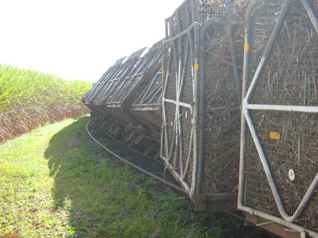 Derailment, #6 Branch, Sth Johnstone Mill.