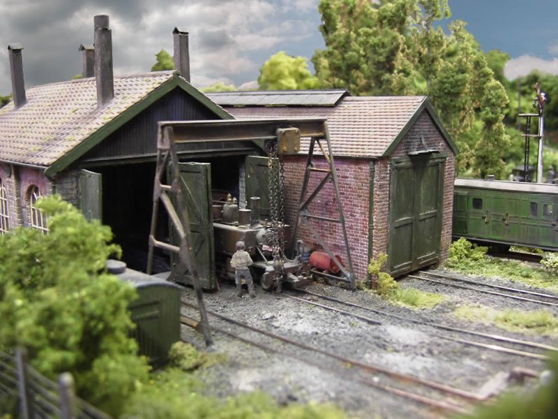 Alco on the harbour branch shed