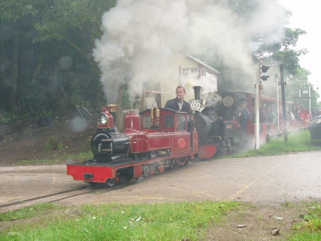 E.R.Calthrope pilots 'Excalibur' out of Rudyard Halt - 26th June 2004