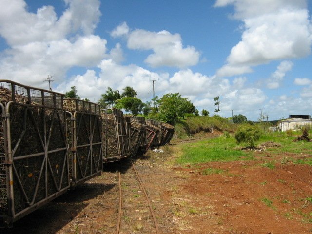 Poorly maintained track results in derailments.