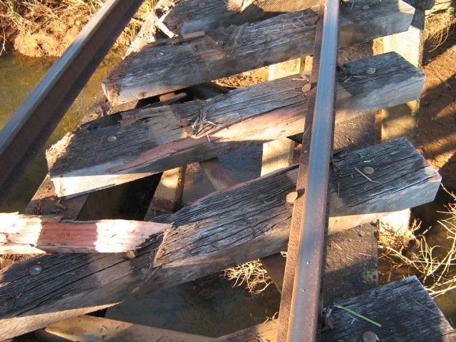 Derailment before Bridge.