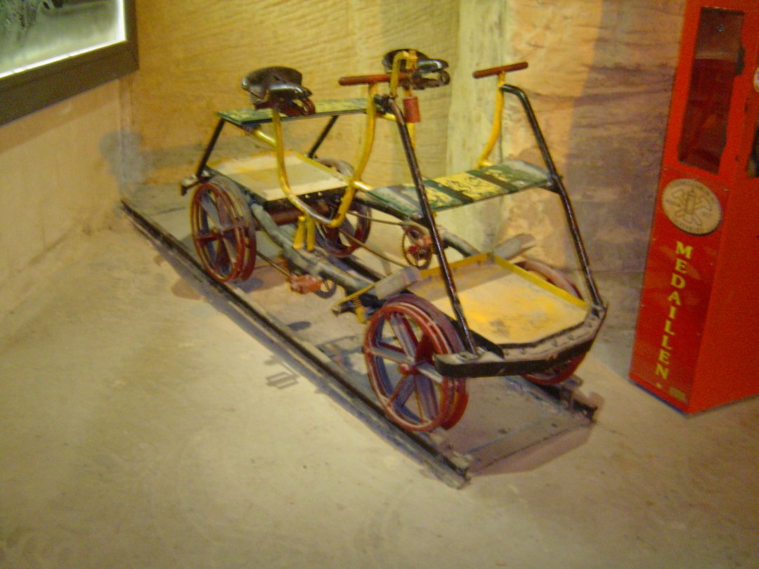 Railbike inside mine