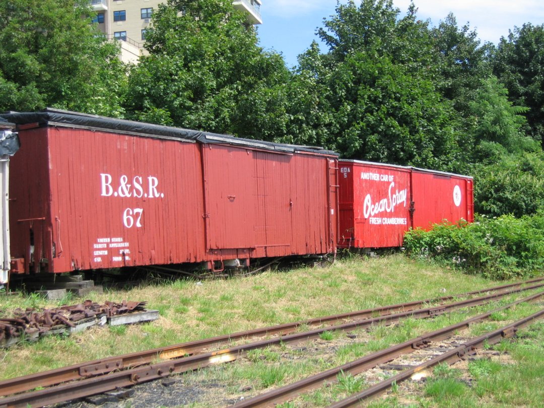 Boxcars at museum