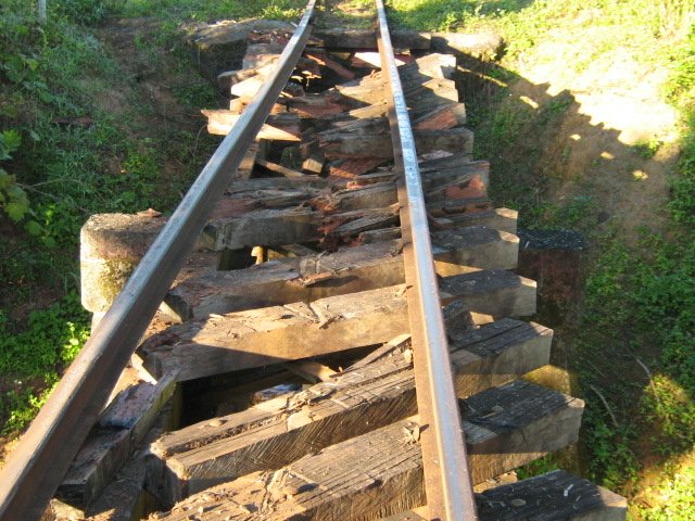 Derailment before Bridge.