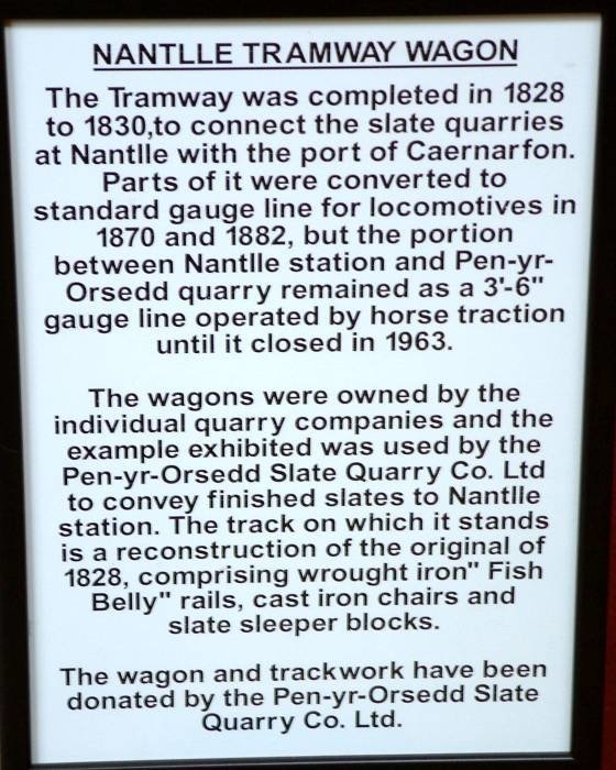Nantlle wagon information