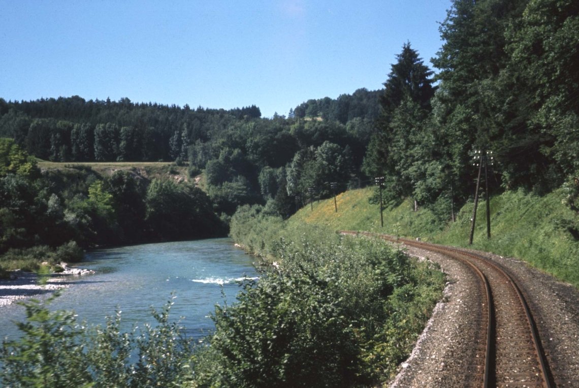 A view down the valley