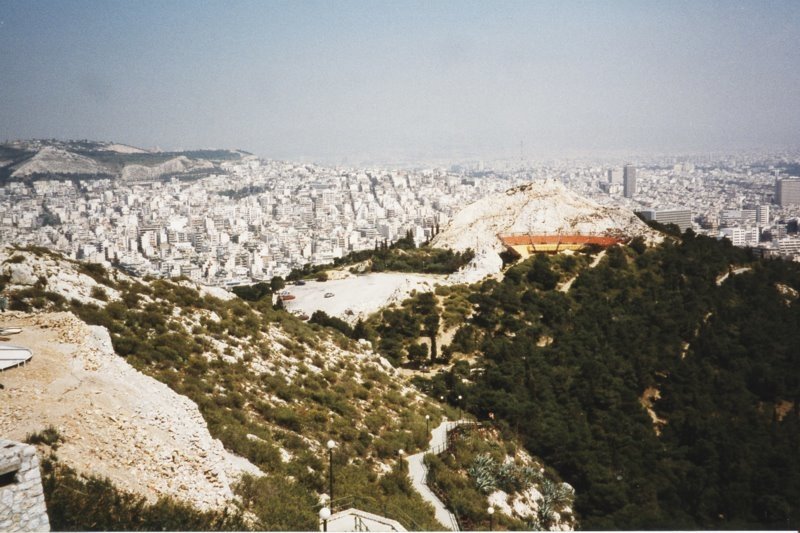 View from Mt Lykabettos
