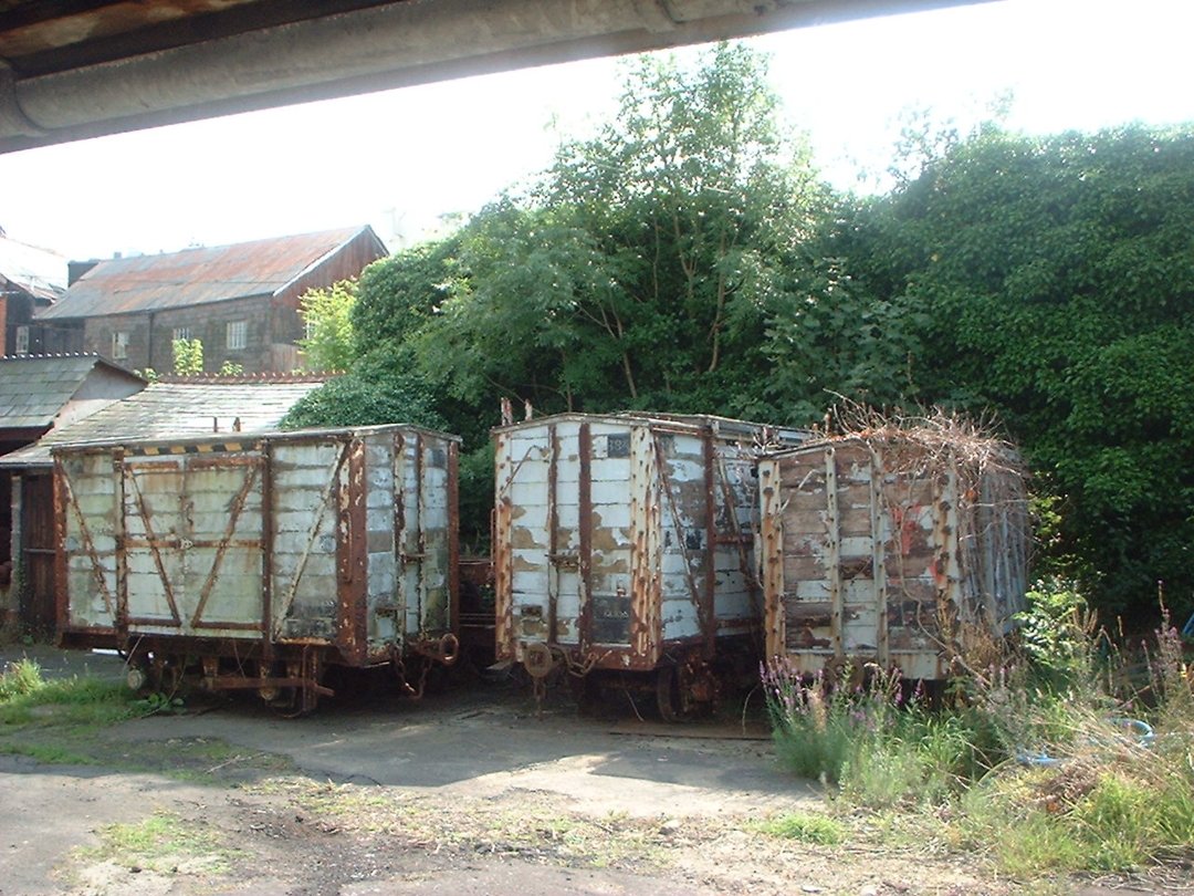 Abandoned wagons...