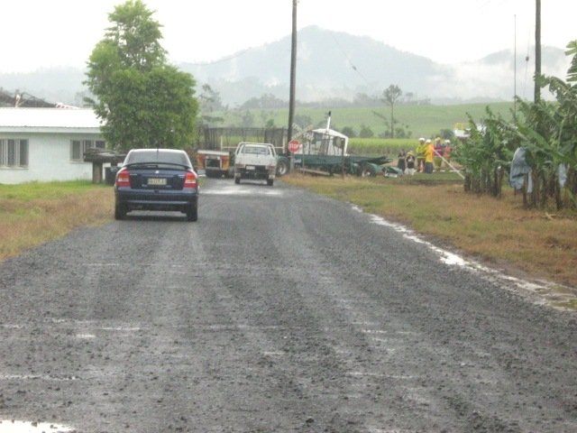 Locos 1 and 10. Level crossing where truck failed to stop. A huge mess!