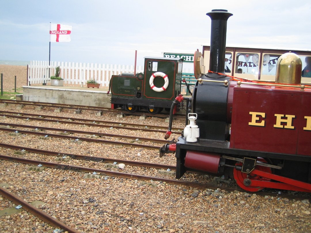 Jack in the yard whilst Alistair takes the passenger train.