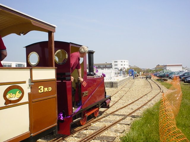 Jack arriving at Eastoke Corner.