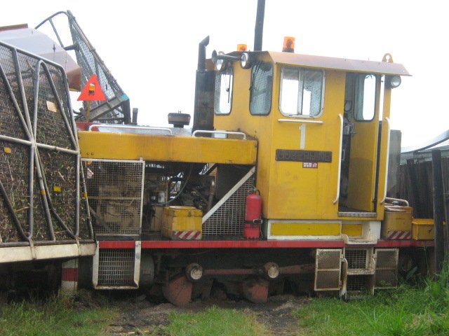 Locos 1 and 10. Level crossing where truck failed to stop. A huge mess!