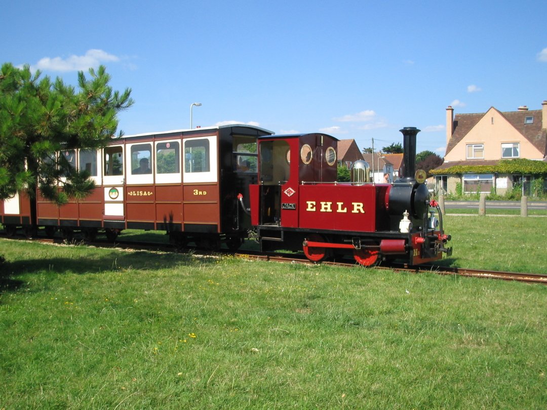 Jack approching Hornby Halt.