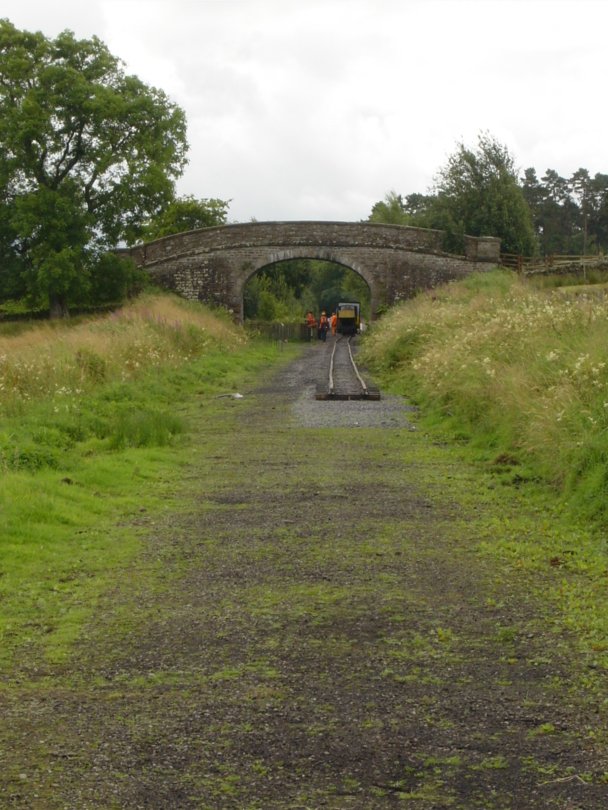 View up the trackbed towards Kirkhaugh