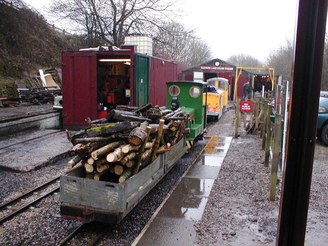 The Ferret ON the logging train