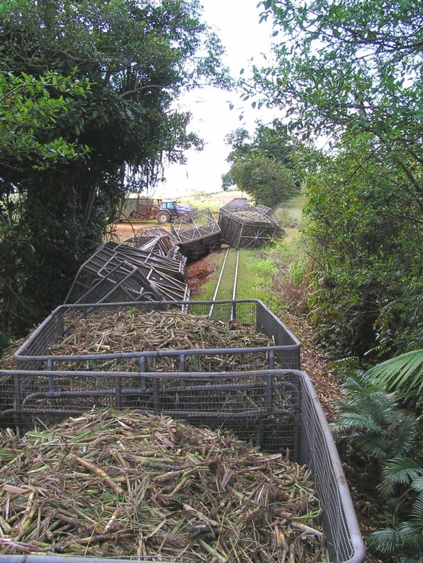 Rungerts Siding, Bins off.