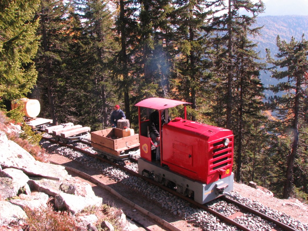 Diesel-drawn works train