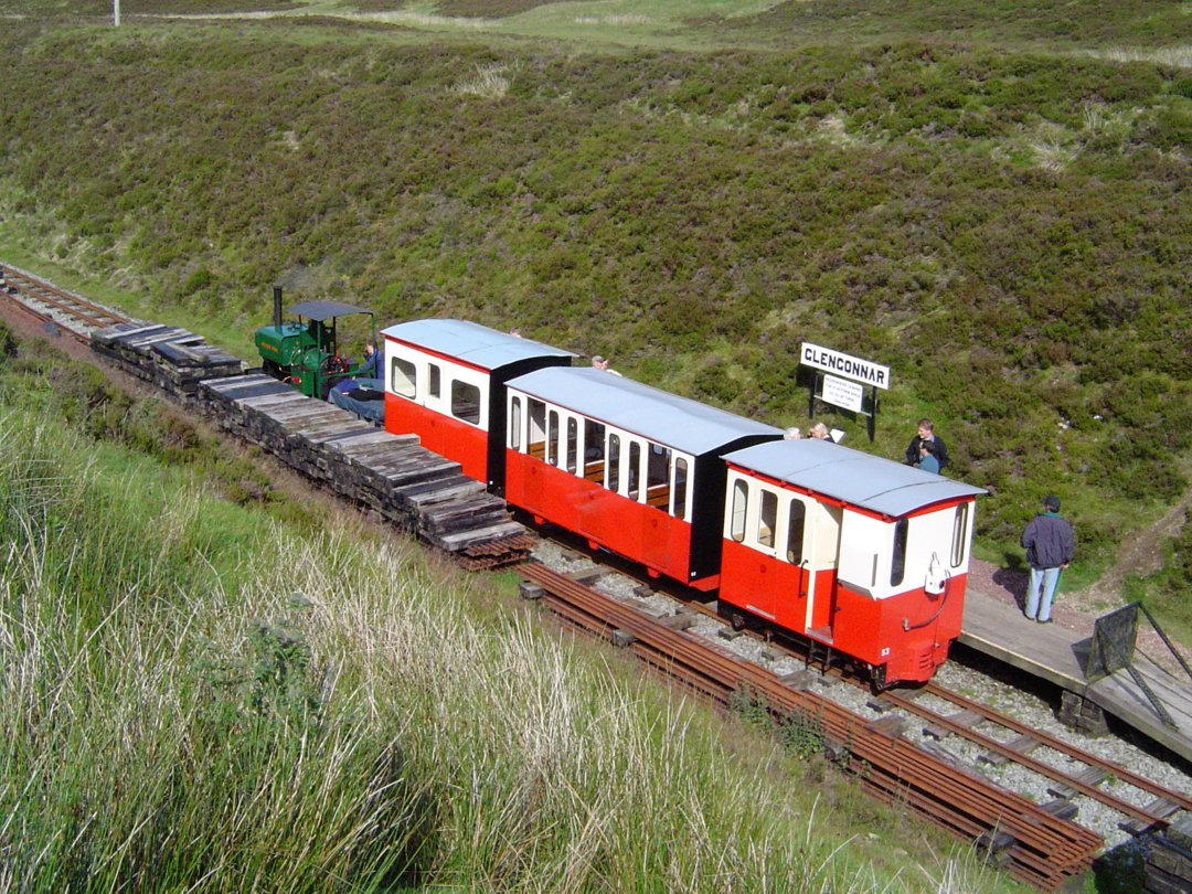 Peter Pan & train at Glengonnar