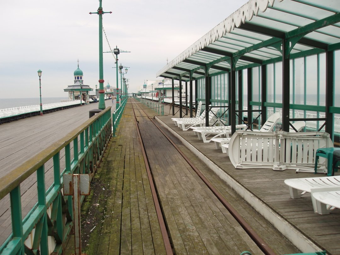 The derelict tramway in 2007.