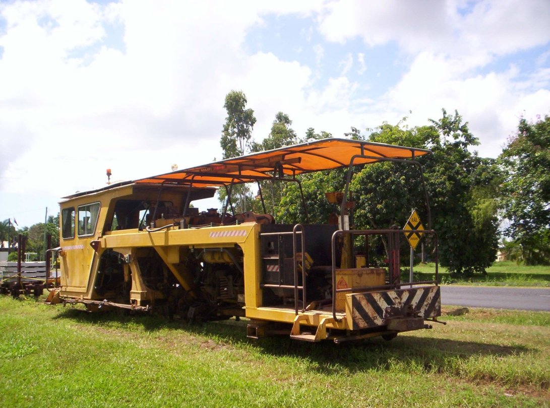 Cane Tramway 2' Gauge Track Machine at Silkwood on Sth Johnstone Mill Lines