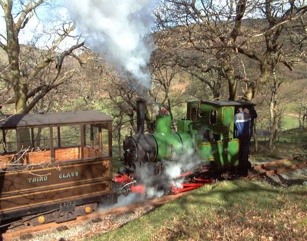 Douglas approaches Dolgoch